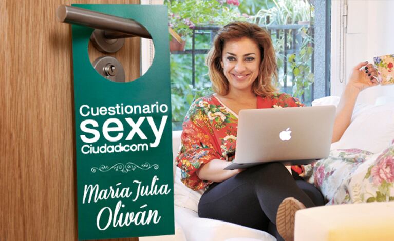 María Julia Oliván se animó al Cuestionario Sexy de Ciudad.com (Foto: Web).  