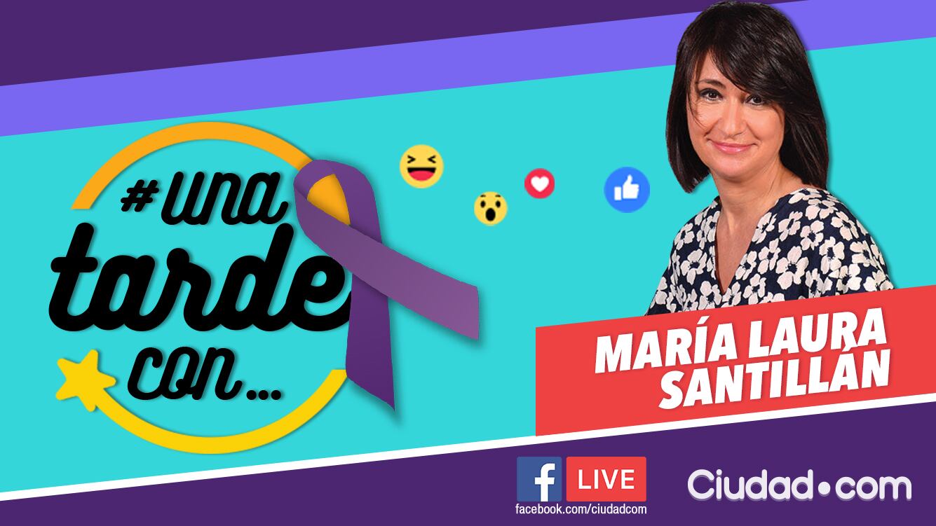 María Laura Santillán estará en #UnaTardeCon en el Día de la Mujer.