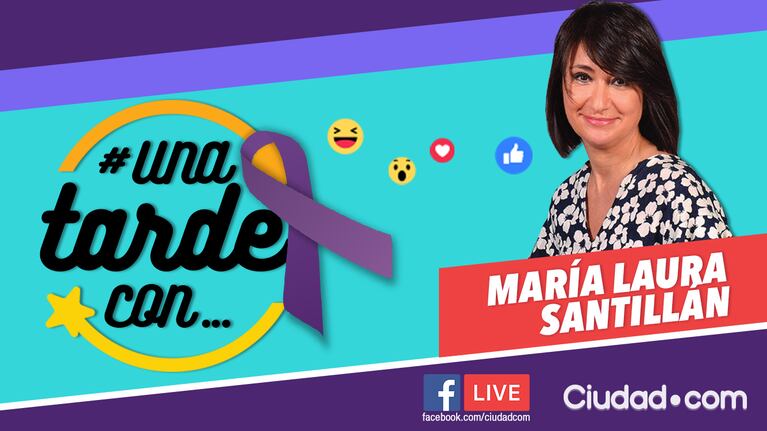 María Laura Santillán estará en #UnaTardeCon en el Día de la Mujer.