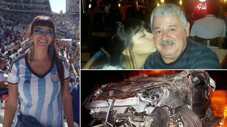 María Soledad Fernández y su papá, Miguel Tití Fernández. (Foto: Web)