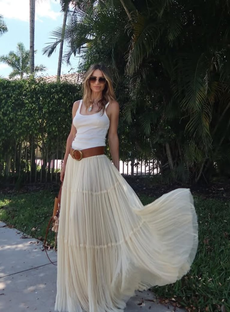 María Vázquez dio cátedra de estilo. Foto: IG | mariavqz1