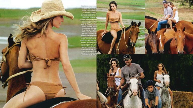 María Vázquez, la amazona más sexy: lomazo en su súper estancia cordobesa