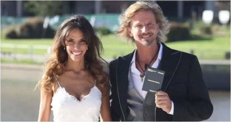 María y Facundo se casaron en diciembre de 2012.