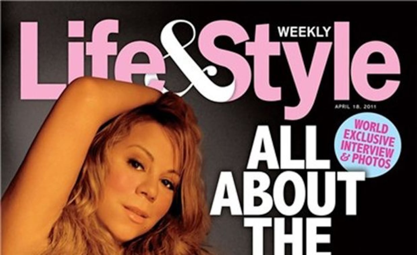 Mariah Carey también se animó a mostrar su embarazo (Foto: Web)