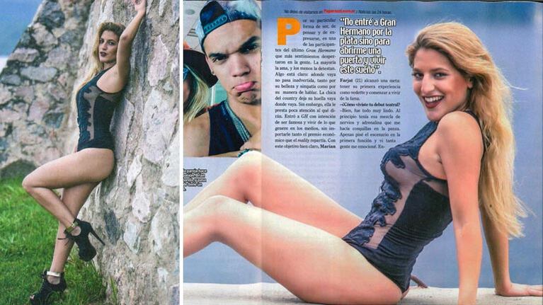 Marian Farjat, fotos sexies y amor afianzado con Brian Lanzelotta: "Queremos irnos a vivir juntos"