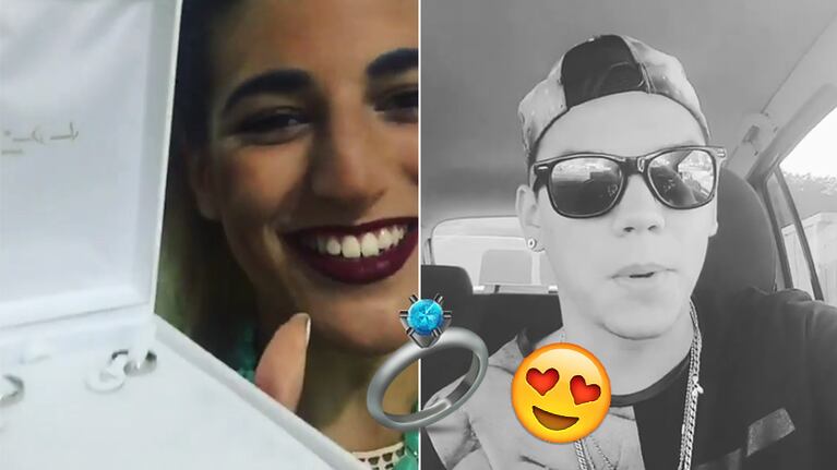 Marian Farjat le pidió compromiso a Brian Lanzelotta en el Día de San Valentín ¡por Instagram!: el video y la respuesta de él