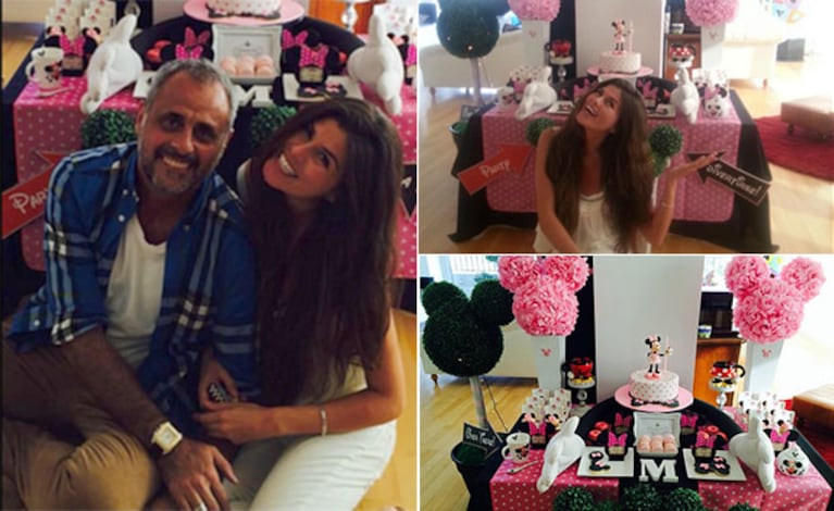 Mariana Antoniale, fotos de su cumpleaños junto a Jorge Rial (Foto: Twitter)