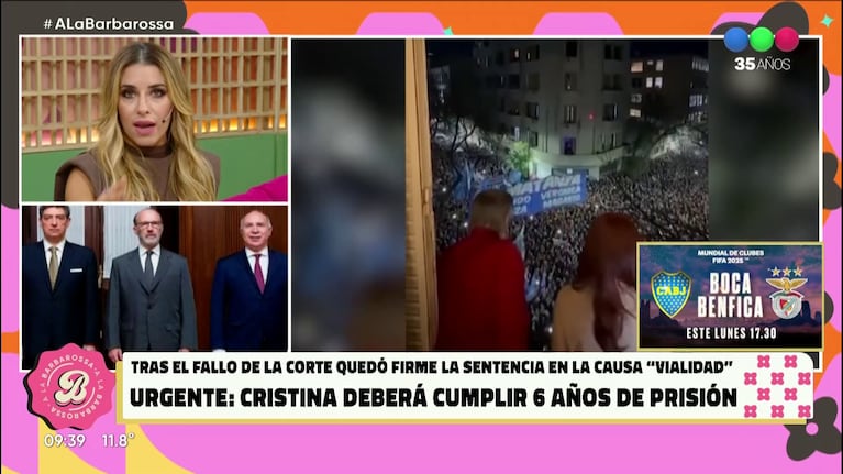 Mariana Brey discutió con Nancy Pazos por Cristina Fernández de Kirchner.