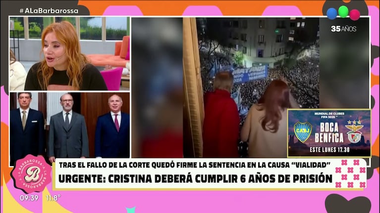 Mariana Brey discutió con Nancy Pazos por Cristina Fernández de Kirchner.
