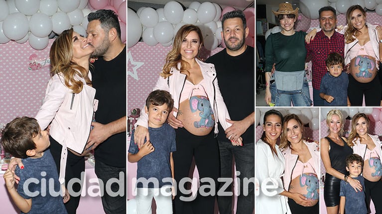 Mariana Brey, embarazada de 8 meses, palpitó la llegada de Juana, su hija, con un baby shower. (Foto: Movilpress)