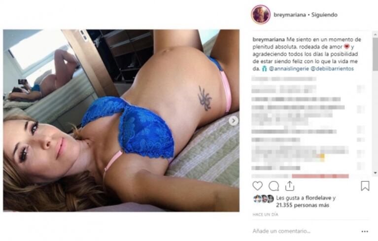 Mariana Brey lució su pancita de 6 meses y habló de su dulce espera: "Me siento en un momento de plenitud absoluta"