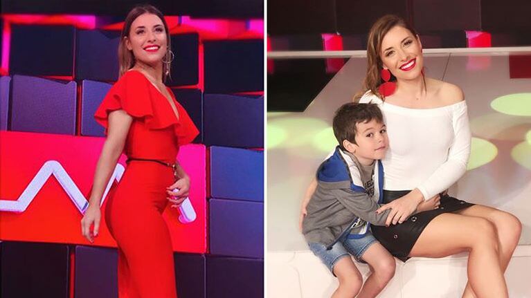 Mariana Brey y Luca, su primer hijo. (Foto: Instagram)