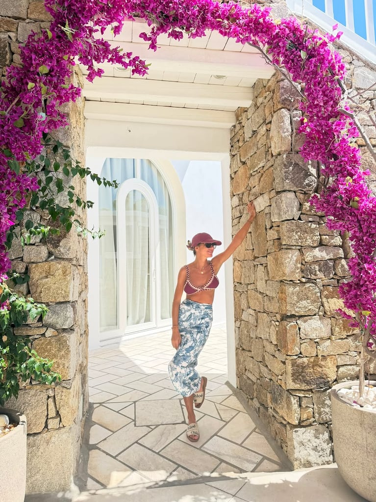 Mariana Fabbiani deslumbró desde el Mediterráneo con sus vacaciones. Crédito: Instagram
