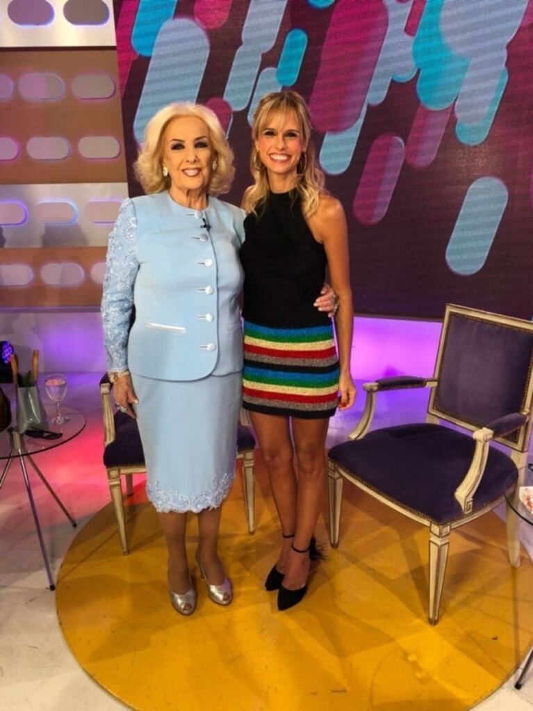 Mariana Fabbiani habló de la polémica con Mirtha Legrand: "Yo me enojé con ella, pero ya charlamos y se disculpó, estaba muy apenada"