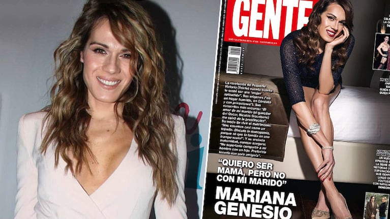 Mariana Genesio Peña: Quiero ser mamá, pero no con mi marido; no soportaría compartir a mi hombre con un hijo