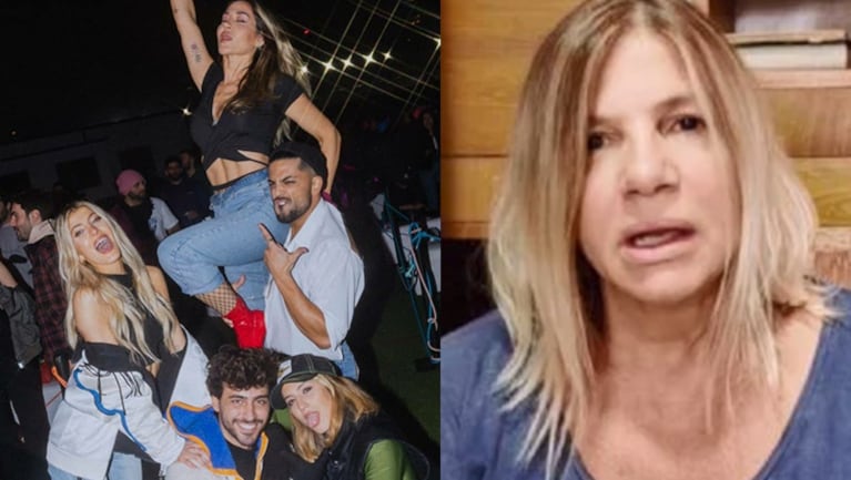 Mariana Lestelle criticó fuertemente una foto de Jimena Barón, Flor Vigna, Lizardo Ponce y más famosos en una fiesta.