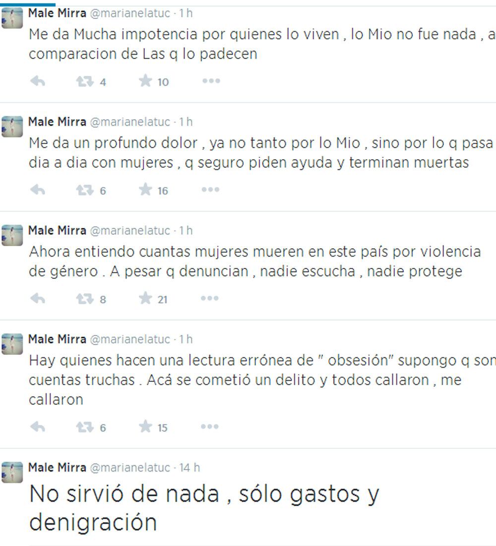 Marianela Mirra contra Jorge Rial (Foto: Twitter)