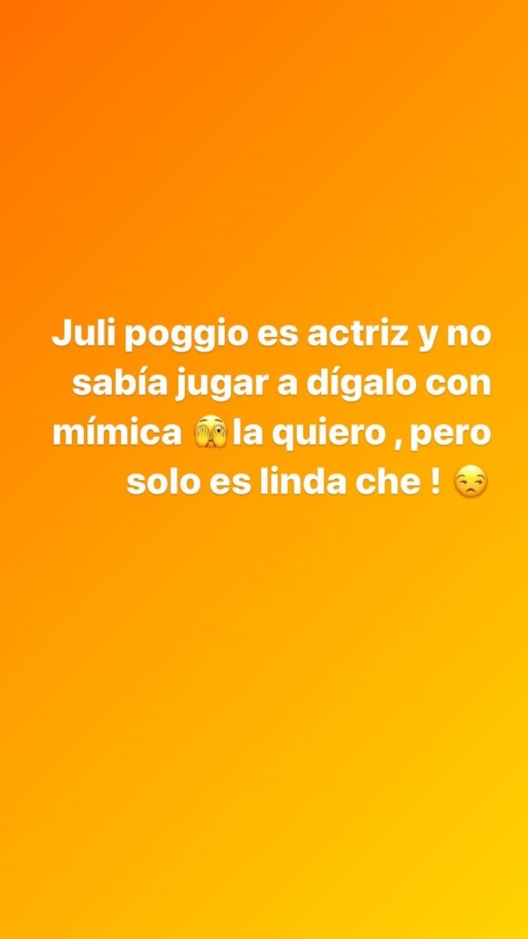 Marianela Mirra disparó contra Julieta Poggio y todo Gran Hermano 2022: "¡Es solo linda, che!"