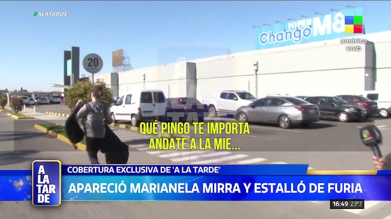 Marianela Mirra en A la Tarde (Foto: captura de América).