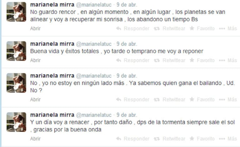 Marianela Mirra se alejó de las redes sociales tras la pelea con Rial (Foto: Captura). 