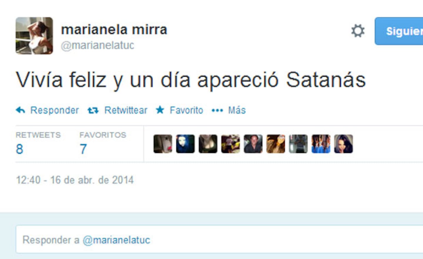 Marianela Mirra volvió con todo a Twitter (Fotos: Twitter). 