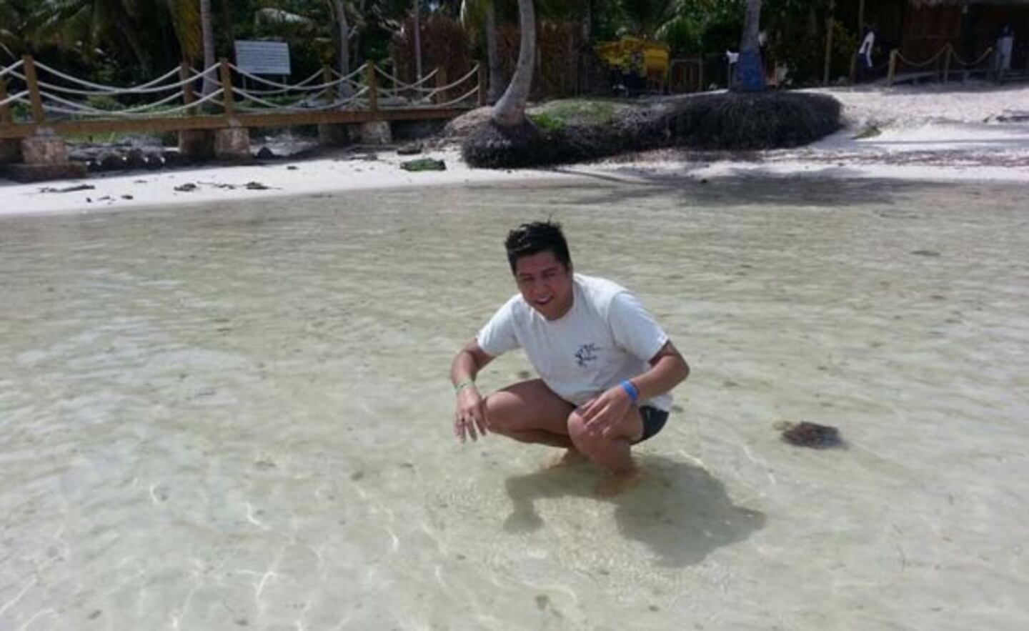 Mariano de la Canal, feliz y relajado en Isla Saona (Foto: Ciudad.com). 