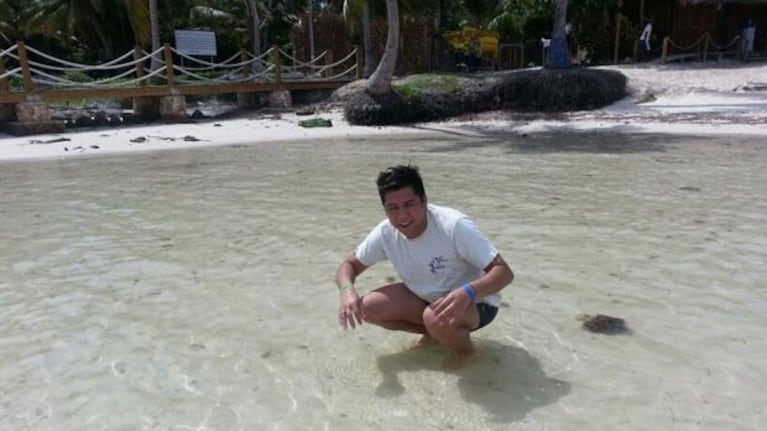Mariano de la Canal, feliz y relajado en Isla Saona (Foto: Ciudad.com).