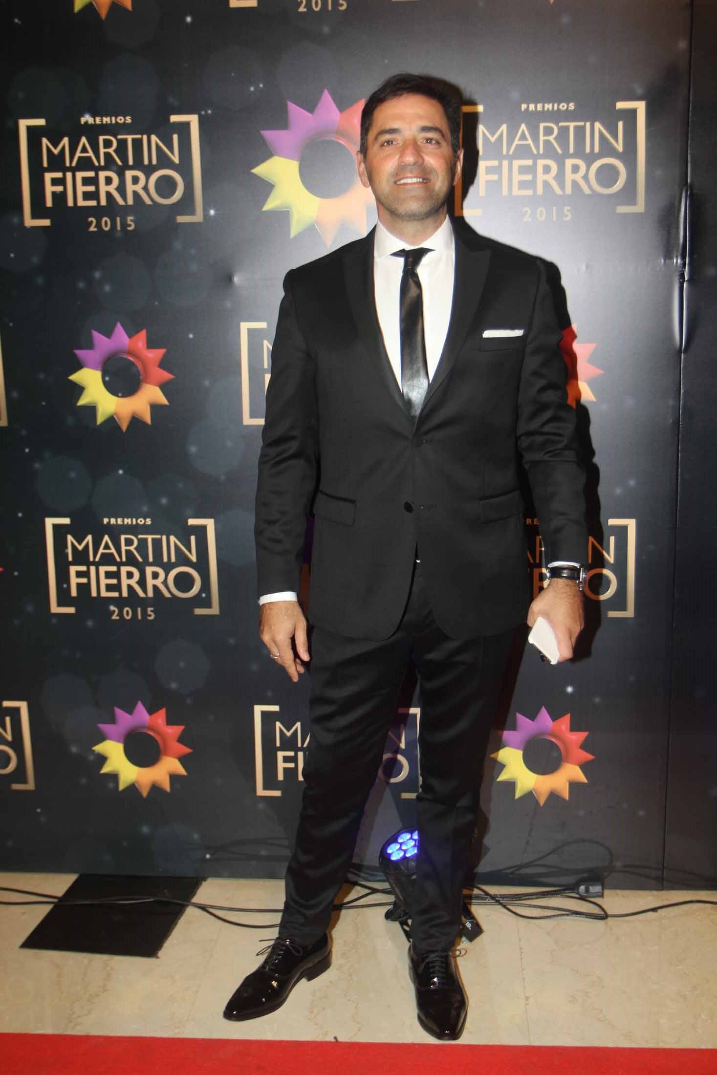 Mariano Iúdica en los Martín Fierro 2015 (Foto: Movilpress- Ciudad.com). 