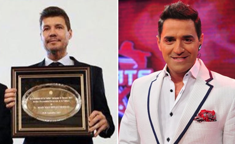  Mariano Iúdica felicitó a Marcelo Tinelli por su distinción en la Legislatura porteña (Foto: Web)