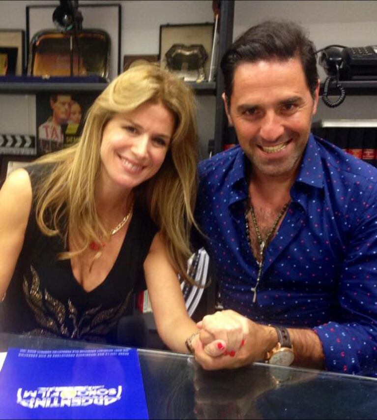 Mariano Iúdica y Flavia Palmiero harán temporada juntos en Carlos Paz (Fotos: Twitter). 