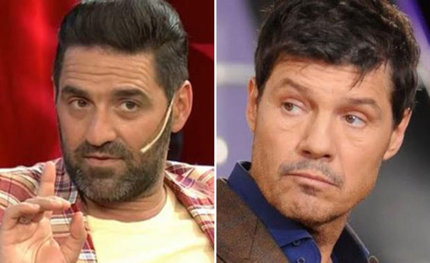 Mariano Iúdica y la distancia con Marcelo Tinelli. (Fotos: Web)