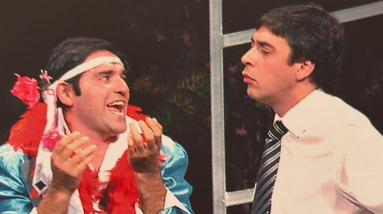 Mariano Iúdica y René Bertrand. Foto: Instagram @marianoiudica