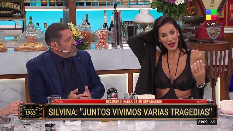 Mariano Iúdica y Silvina Escudero en Polémica en el Bar.