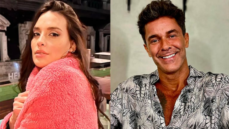 Mariano Martínez compartió una foto de alto voltaje con su nueva novia besándose en la piscina.