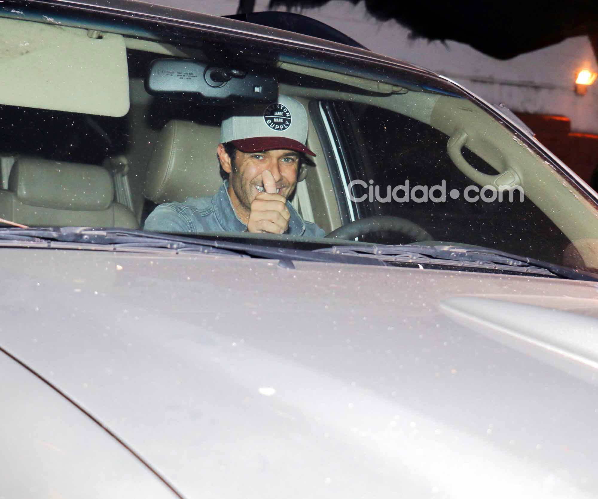 Mariano Martínez, el fan número 1 de Lali Espósito en La Trastienda (Fotos: Movilpress). 