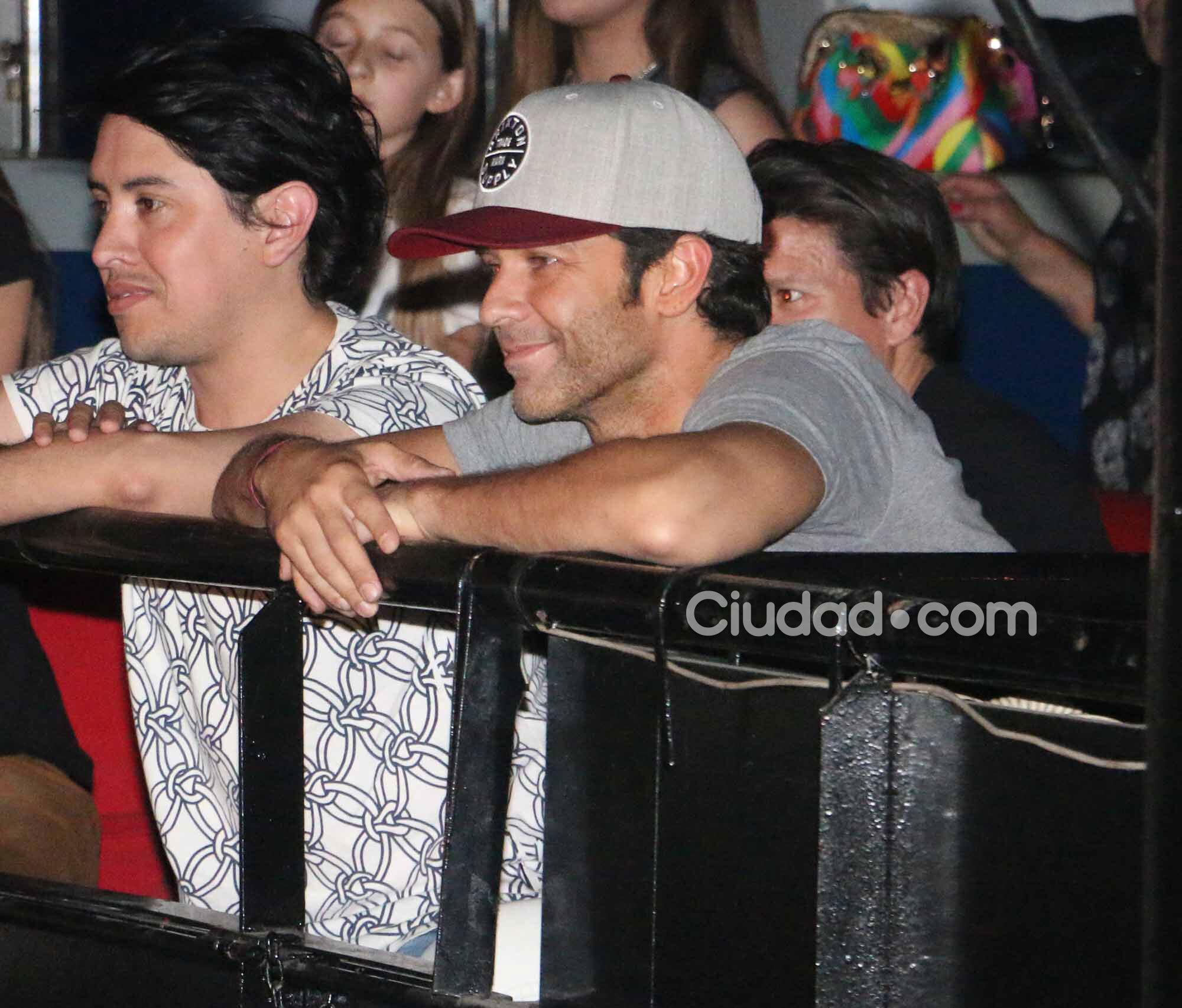 Mariano Martínez, el fan número 1 de Lali Espósito en La Trastienda (Fotos: Movilpress). 