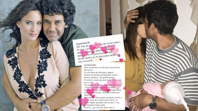 Mariano Martínez y Camila Cavallo celebraron su su primer año juntos (Foto: Instagram)