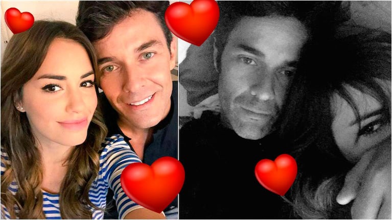 Mariano Martínez y Lali Espósito en una selfie súper de entrecasa. Foto: Twitter