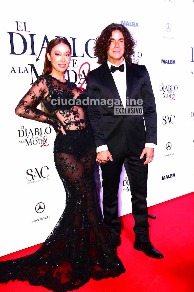 Mariano Martínez y Melina (Foto: Movilpress)