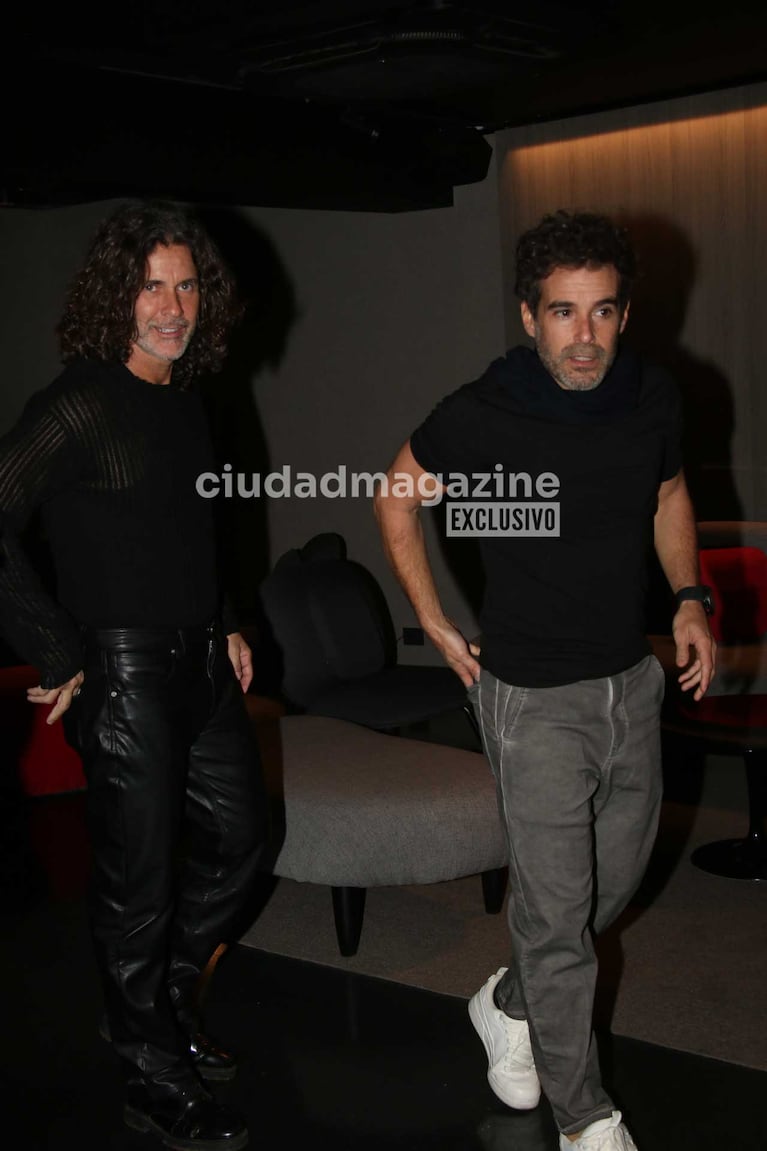 Mariano Martínez y Nicolás Cabré (Foto: Movilpress)