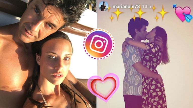 Mariano Martínez y una romántica postal con Camila Cavallo