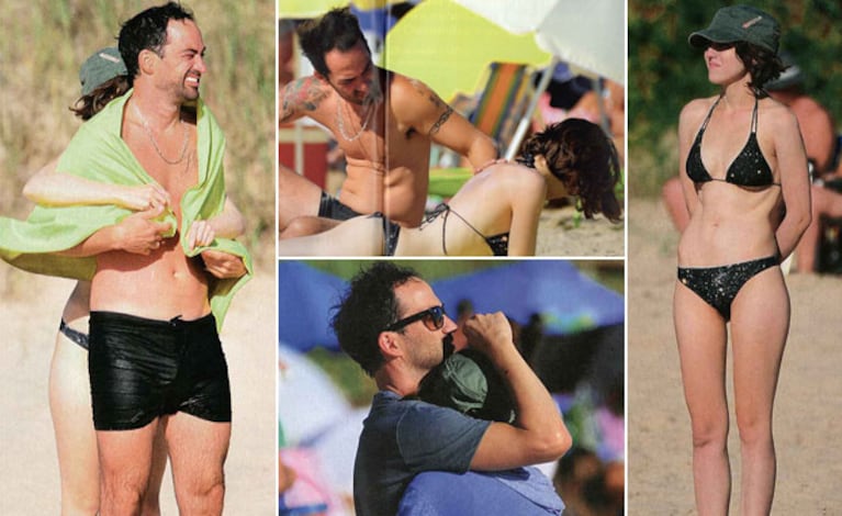 Mariano Otero, mimoso con Eugenia, su nueva novia. (Foto: revista Caras)
