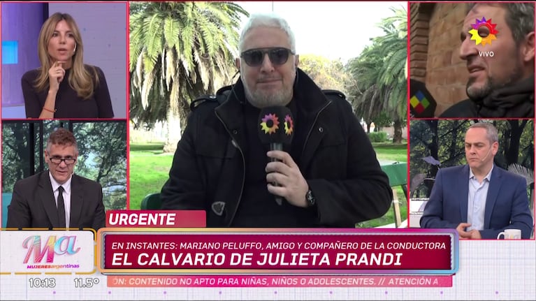 Mariano Peluffo habló en Mujeres Argentinas (Foto: captura de eltrece).