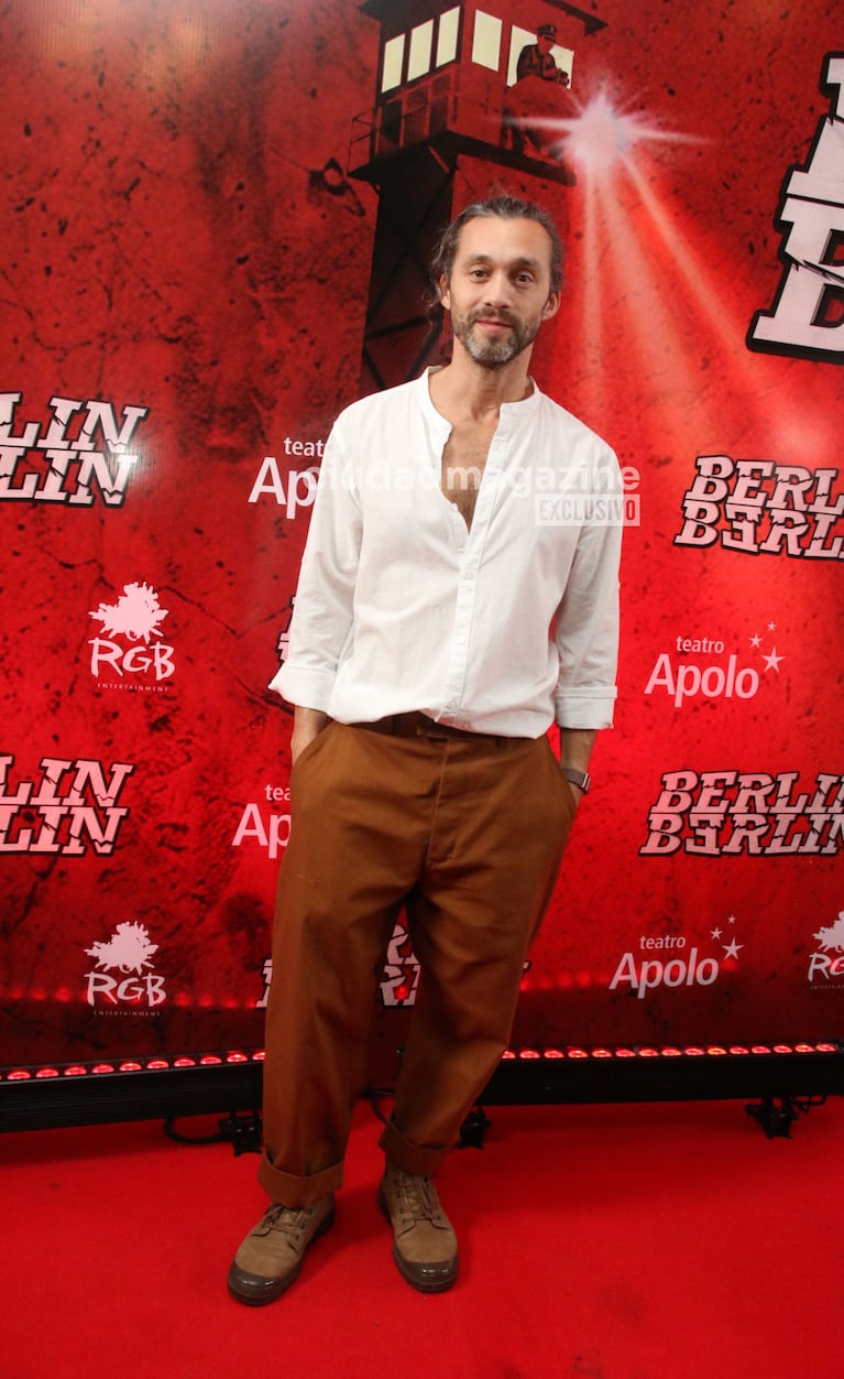 Mariano Torre en el estreno de Berlín Berlín (Foto: Movilpress).