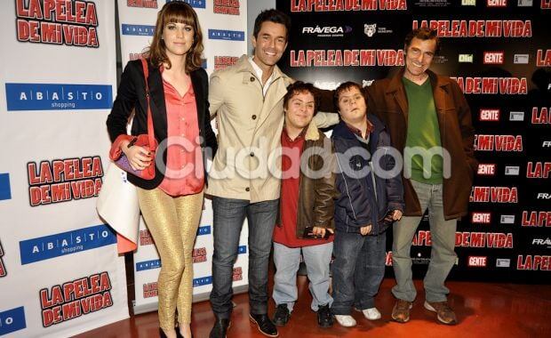 Mariano y Juliana posaron junto a Garzón y sus hijos, Juan y Mariano (Foto: Jennifer Rubio). 
