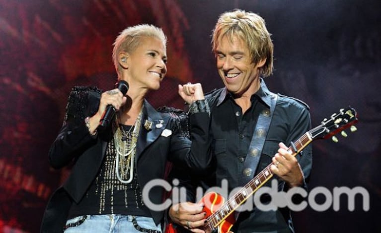 Marie Fredriksson y Per Gessle.