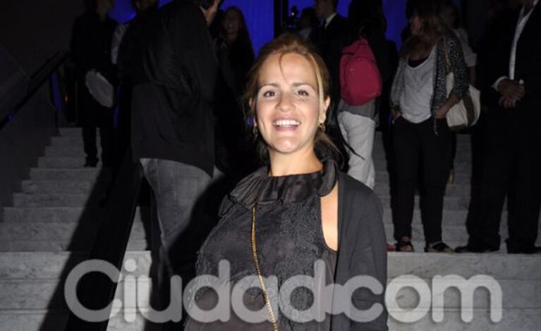 Mariela Anchipi, mujer de Dady Brieva, y su súper panza (Foto: Jennifer Rubio).