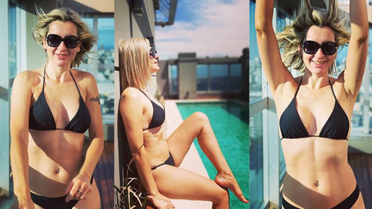 Mariela celebró las altas temperaturas en bikini.