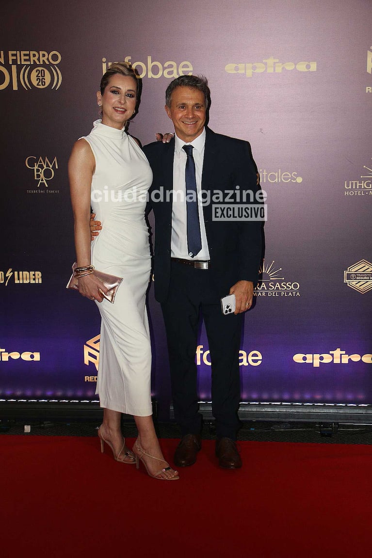 Mariela Fernández y Sergio Lapegüe (Foto: captura YouTube)