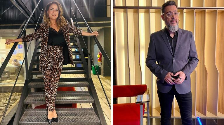 Marina Calabró y Rolando Barbano. (Foto: Instagram)